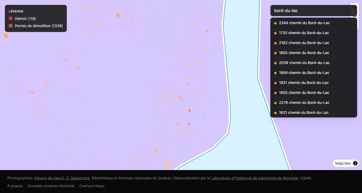 Address search in action