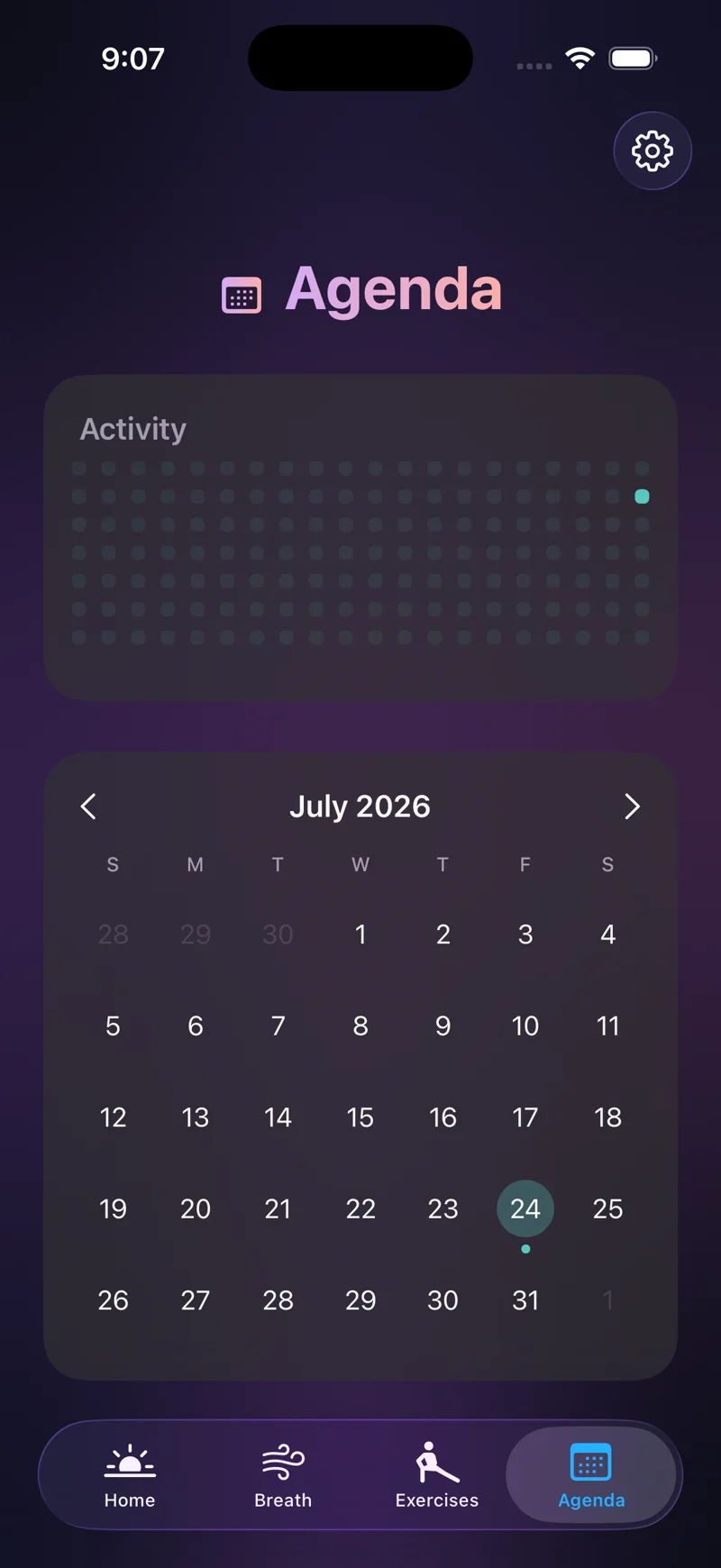 History calendar